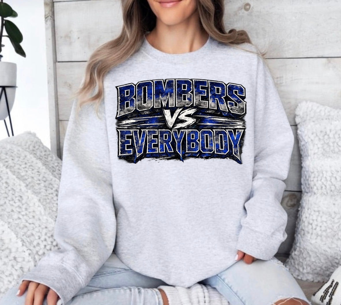 Bombers vs. Everyone sweatshirt - design 1 - 043