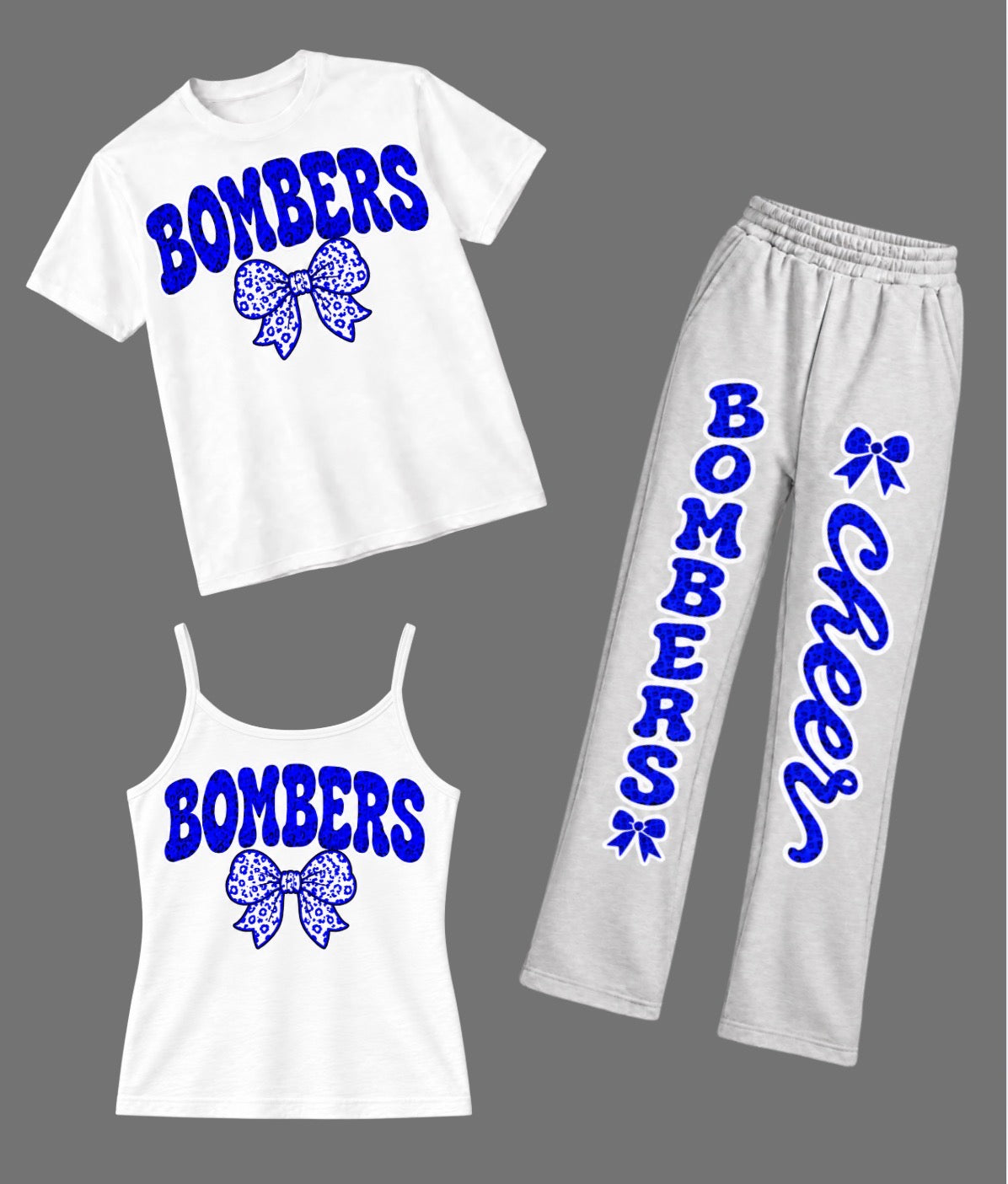 PRE-ORDER - open bottom sweatpants and shirt set - 038