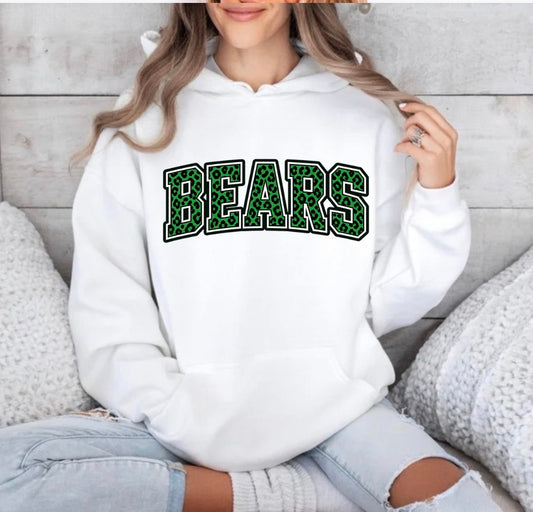 Bears cheetah print - tshirts, sweatshirts, hoodies - 016
