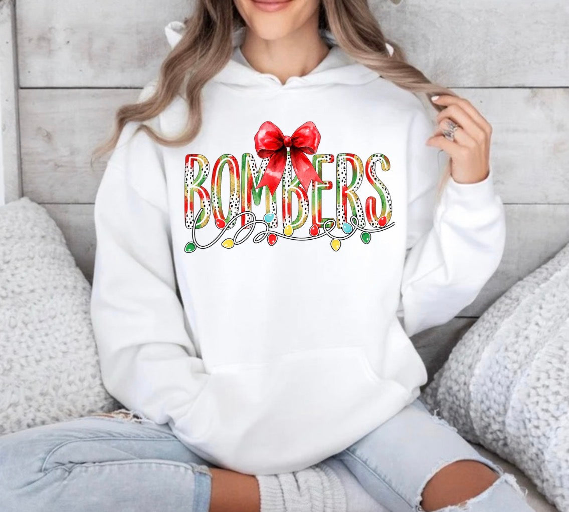PRE-ORDER - Bombers christmas lights - tshirts, sweatshirts - hoodies -