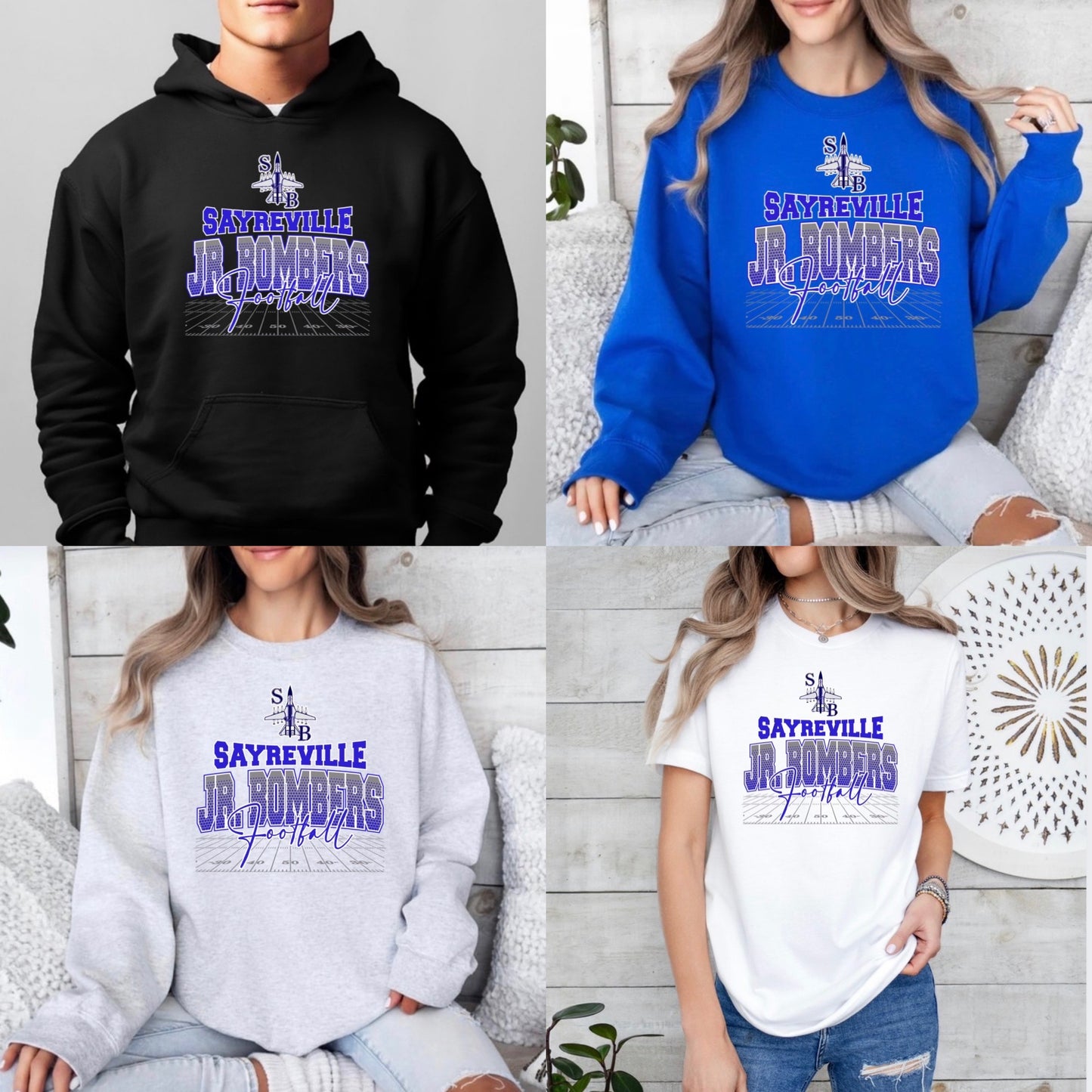 SJB football with logo - tshirts, sweatshirts, hoodies - 005