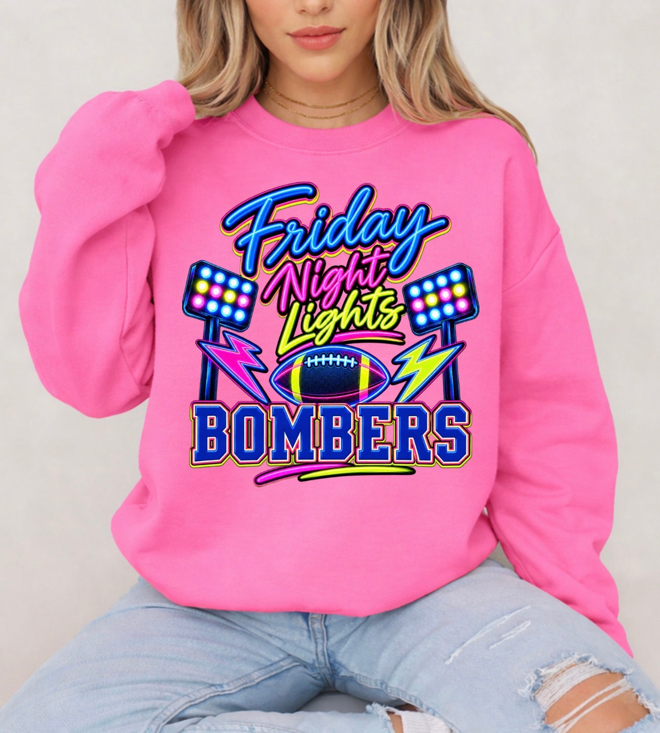Neon Bombers Friday night lights - tshirts, sweatshirts, hoodies - 048