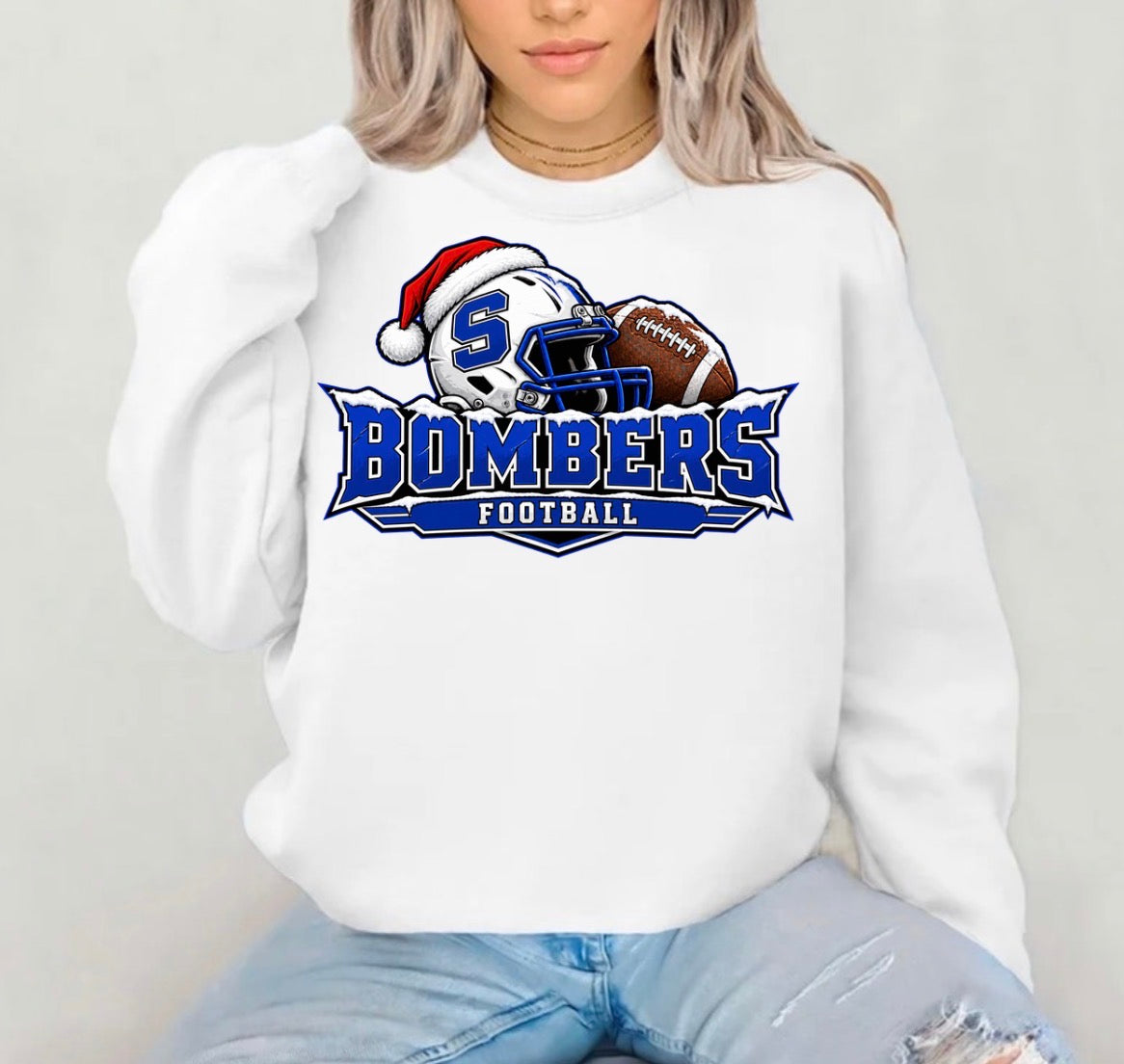 PRE-ORDER - bombers football Santa hat - tshirts, sweatshirts, hoodies - 059
