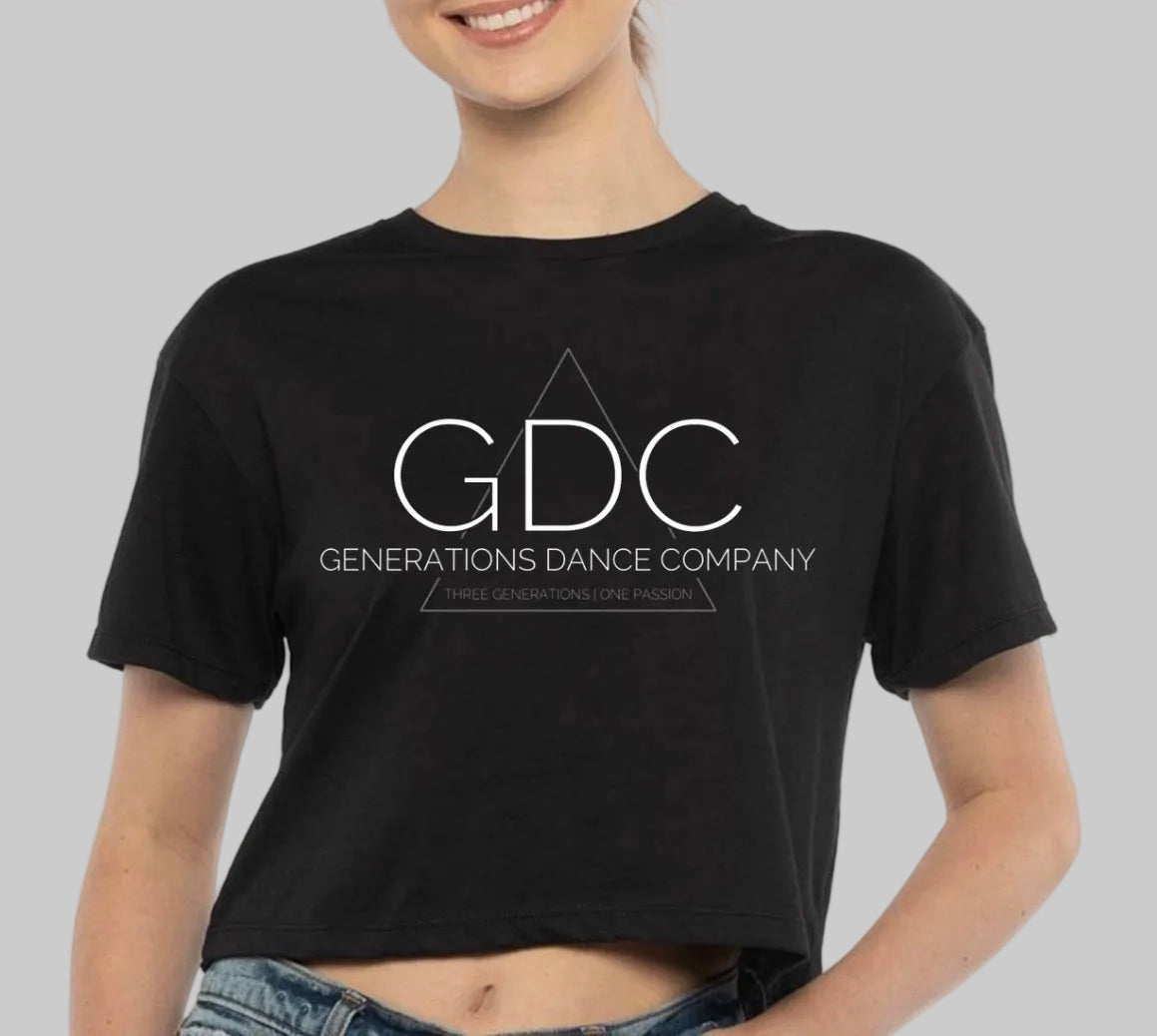GDC logo - 064 - cropped tee- adult and youth