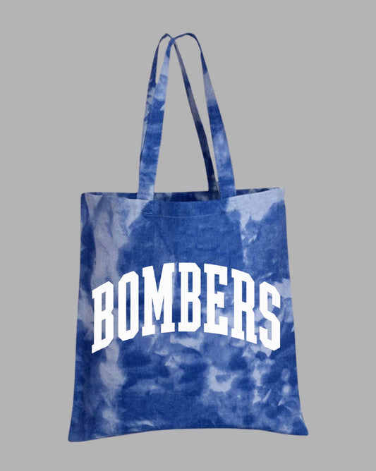 PRE-ORDER - bombers tie dye tote bag - 035