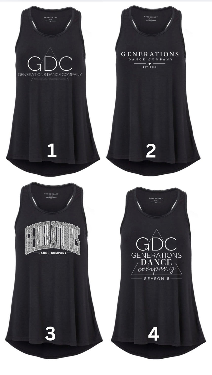 GDC flowey racerback tank - 044 - adult