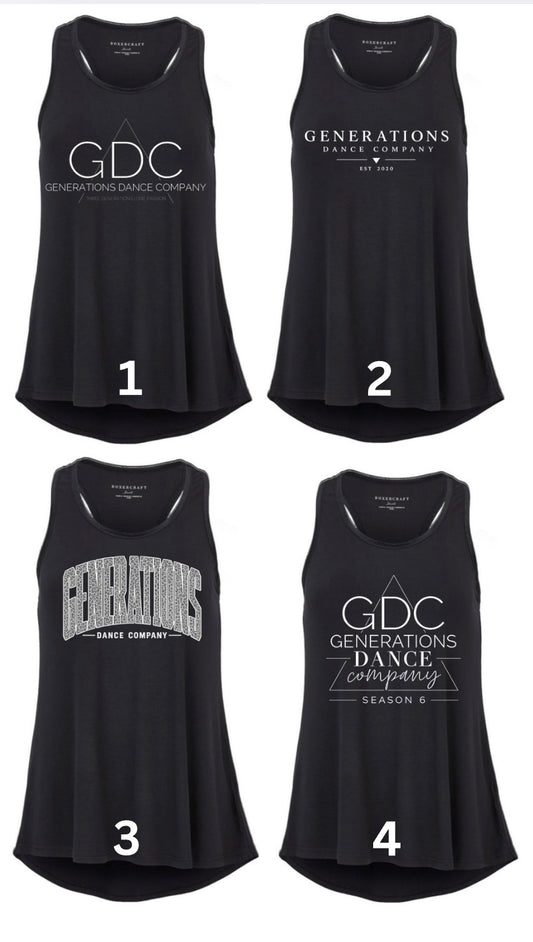 GDC flowey racerback tank - 044 - adult