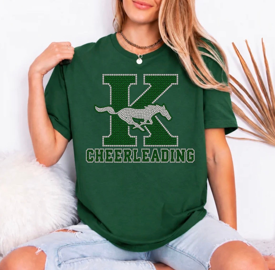 Bling Kennedy mustangs logo cheerleading - tshirts, sweatshirts, hoodies - 017