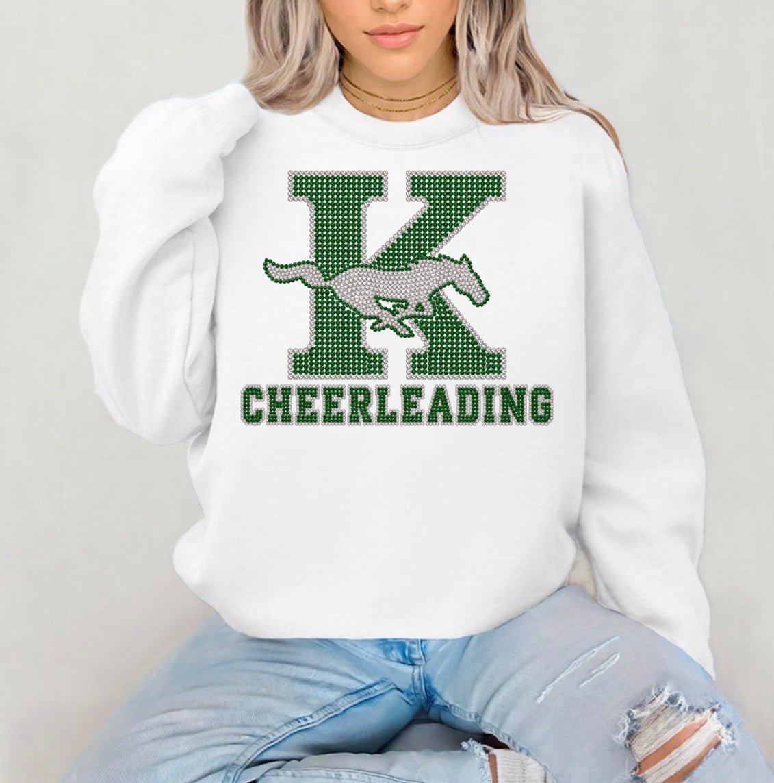 Bling Kennedy mustangs logo cheerleading - tshirts, sweatshirts, hoodies - 017