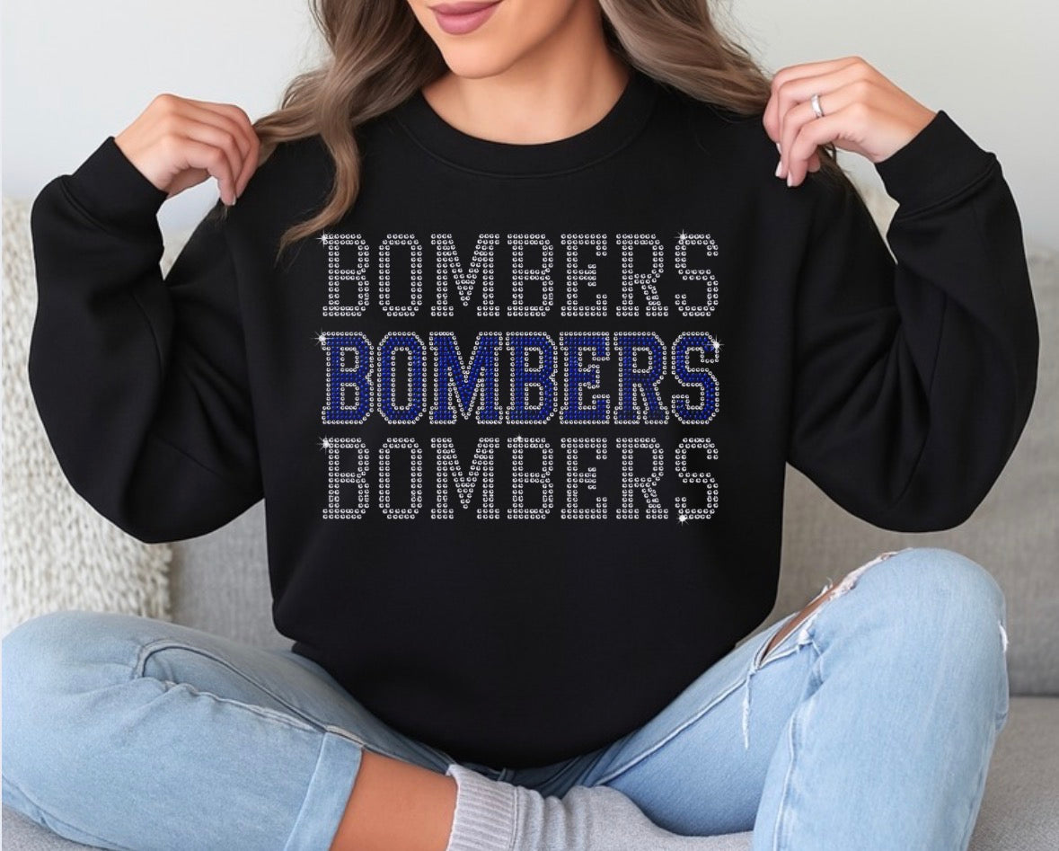 Bombers triple bling sweatshirt - 013
