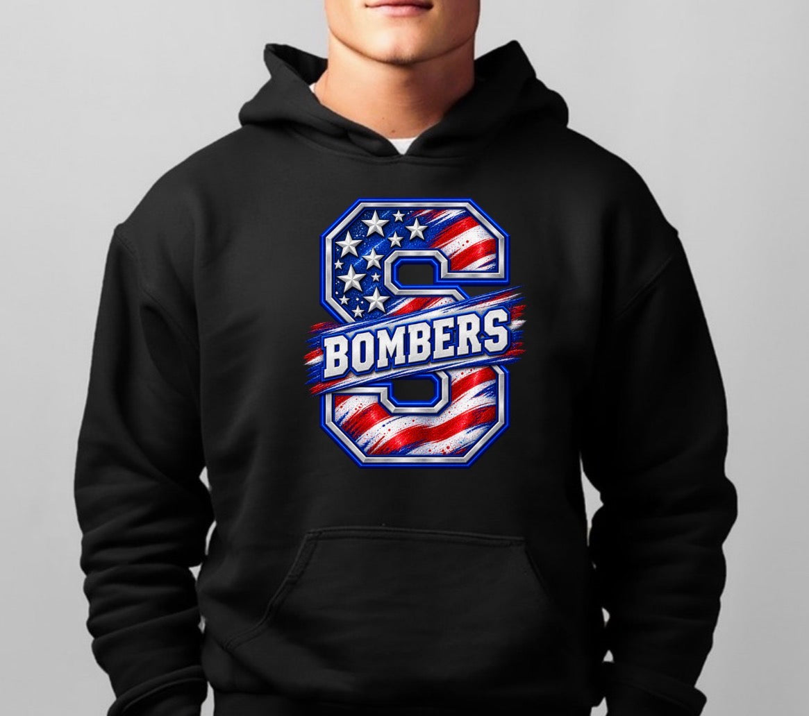 Patriotic large S Bombers - tshirts, sweatshirts, hoodies - 054