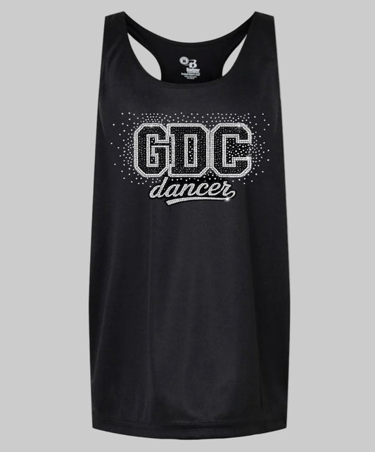 Badger Youth GDC dancer bling tank - 092