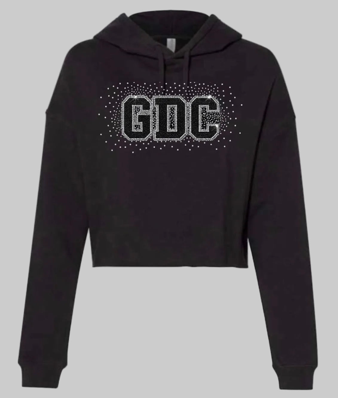 GDC bling cropped sweatshirt - 001 - adult