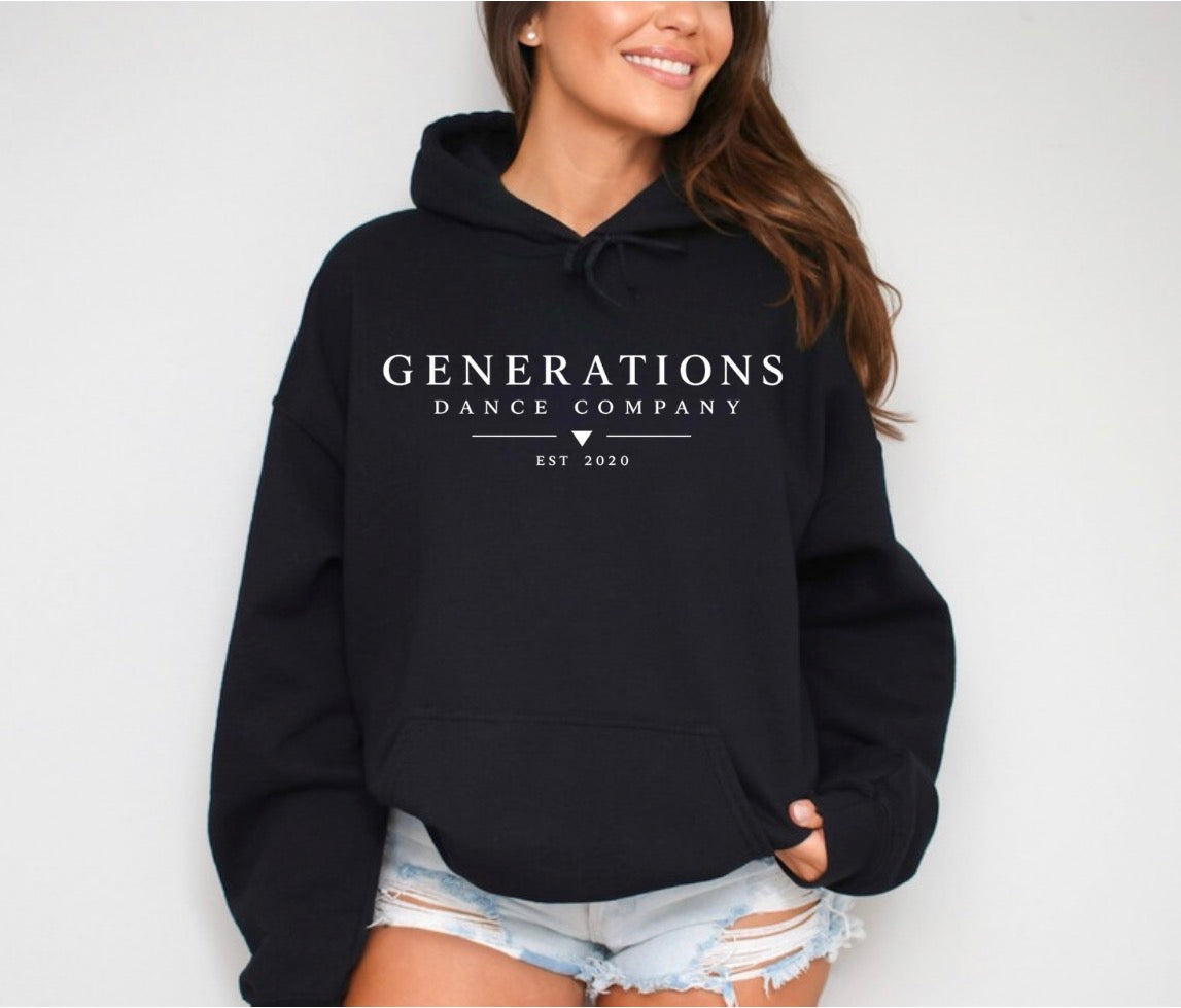 Generations Dance Company logo - 065 - tshirt, sweatshirt, hoodie - adult, youth, toddler