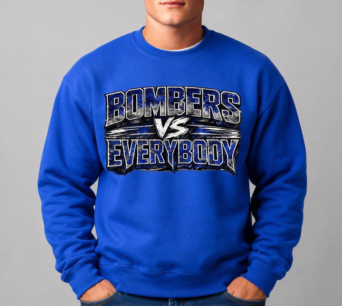 Bombers vs. Everyone sweatshirt - design 1 - 043