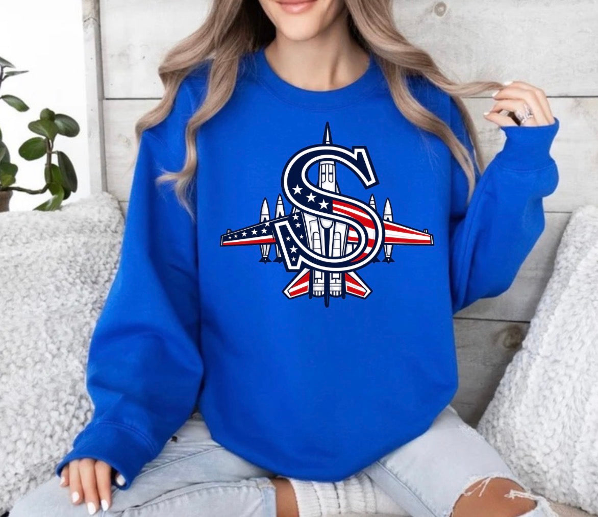 Patriotic logo sweatshirt - 040
