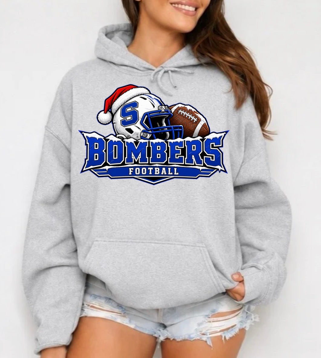 PRE-ORDER - bombers football Santa hat - tshirts, sweatshirts, hoodies - 059