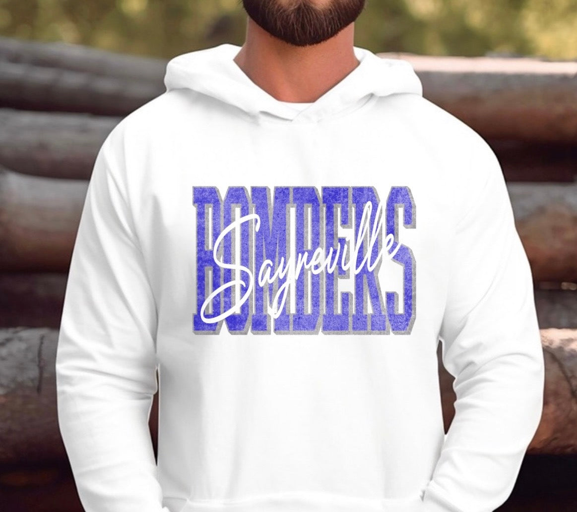 Sayreville bombers - tshirts, sweatshirts, hoodies, cropped tees - 050