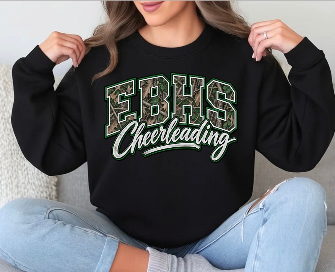 EBHS  cheerleading camo design - tshirts, sweatshirts, hoodies - 002