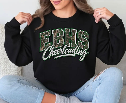 EBHS  cheerleading camo design - tshirts, sweatshirts, hoodies - 002