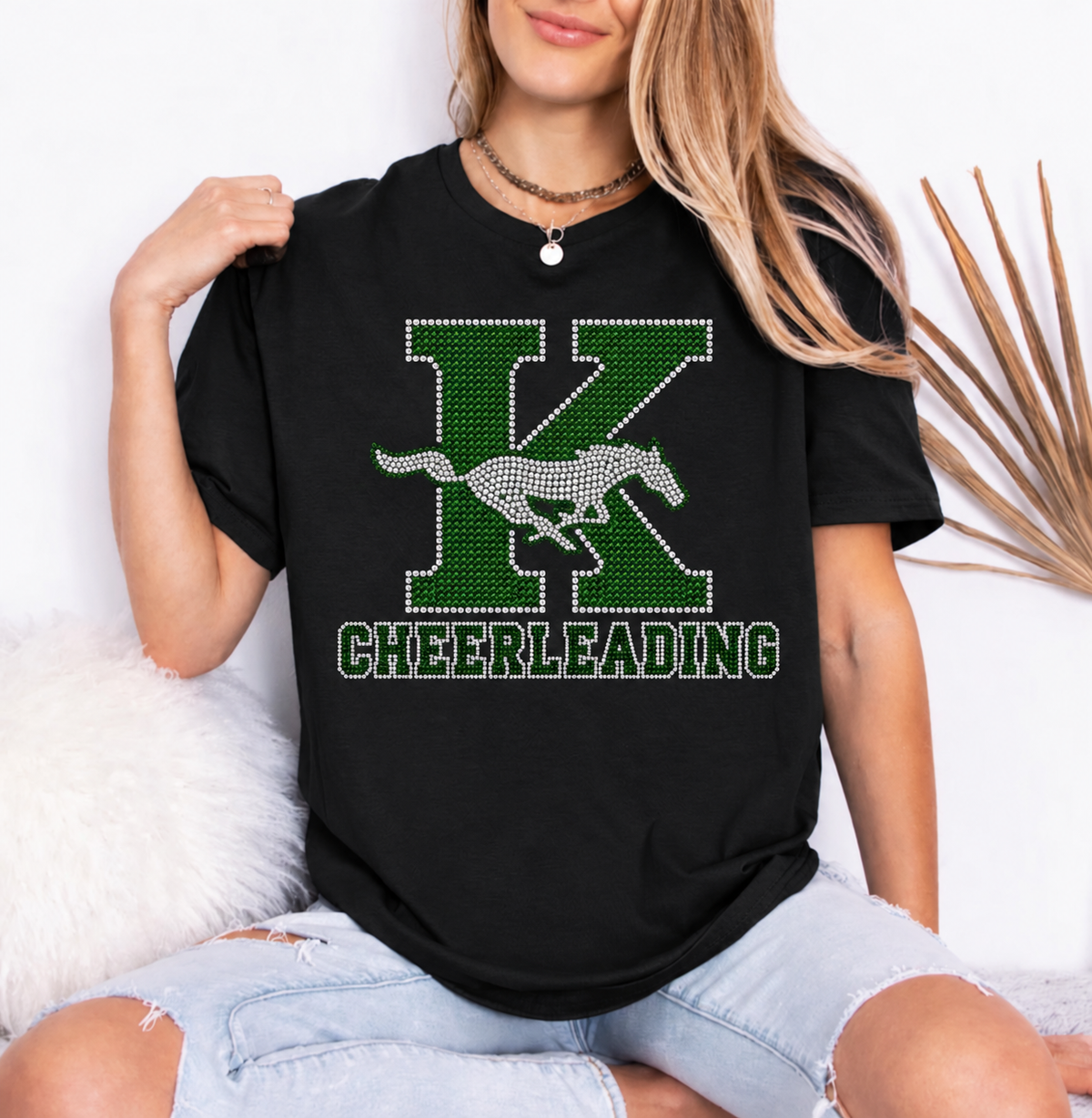 Bling Kennedy mustangs logo cheerleading - tshirts, sweatshirts, hoodies - 017