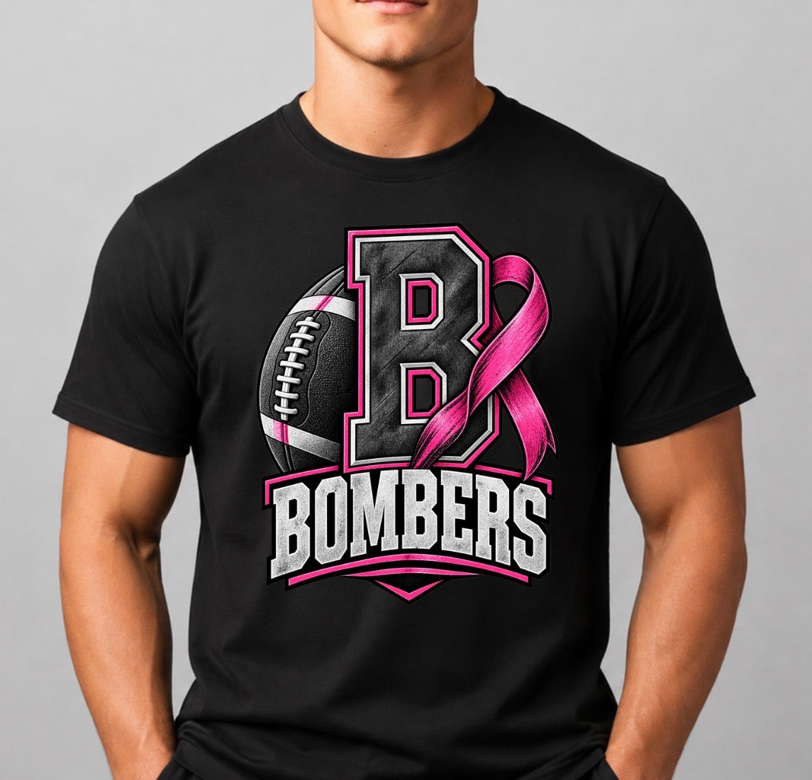 Bombers pink out - tshirts, sweatshirts, hoodies - 050