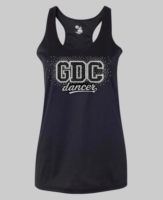 Badger Adult GDC dancer bling tank - 093