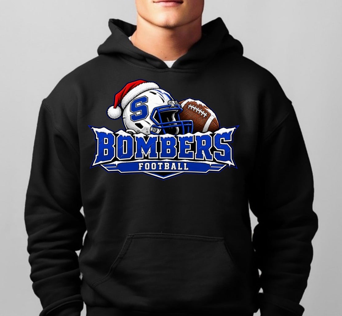 PRE-ORDER - bombers football Santa hat - tshirts, sweatshirts, hoodies - 059