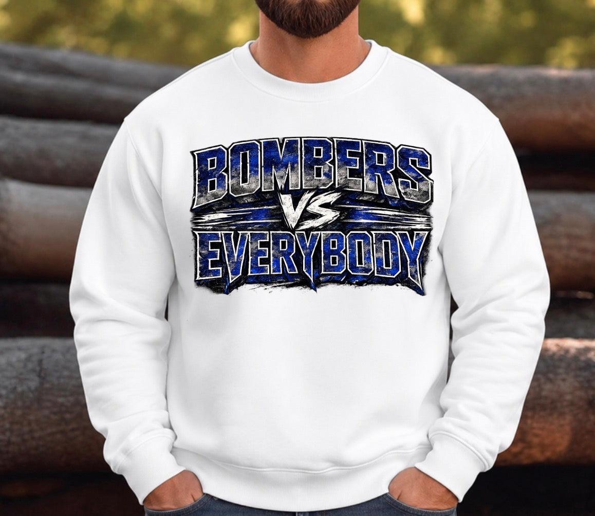 Bombers vs. Everyone sweatshirt - design 1 - 043