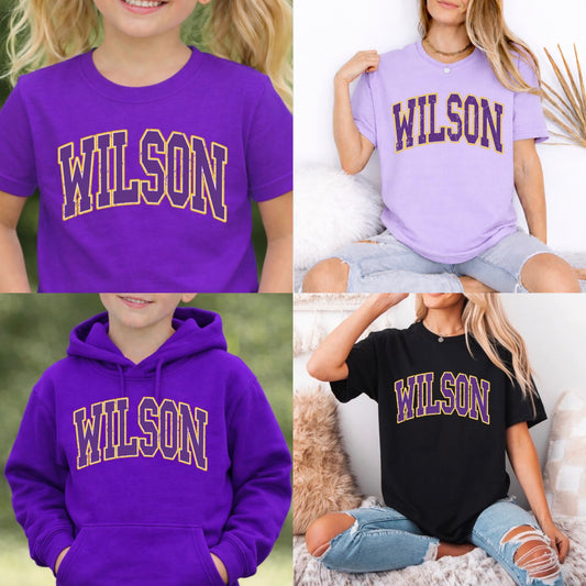 Wilson varsity distressed font - 007