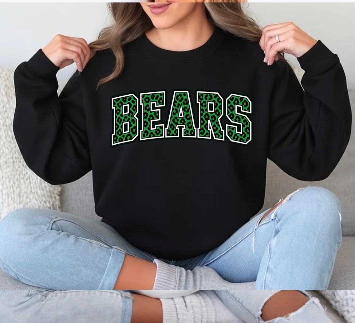 Bears cheetah print - tshirts, sweatshirts, hoodies - 016