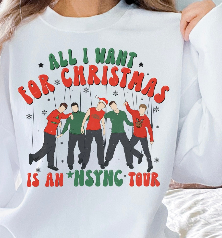 Nsync Christmas reunion sweatshirt
