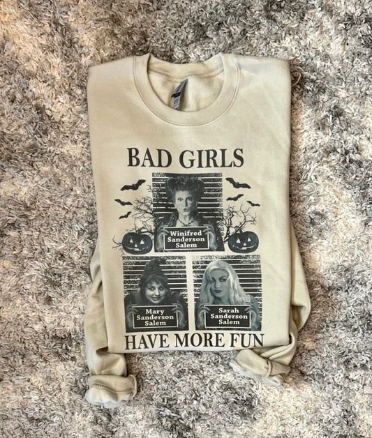 Sanderson sisters bad girls sweatshirt