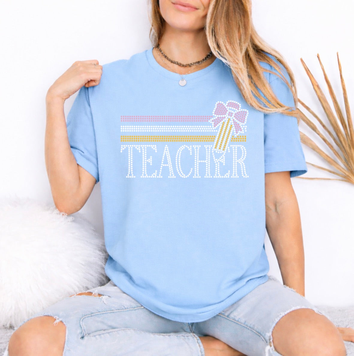 Teacher bling shirt - 012