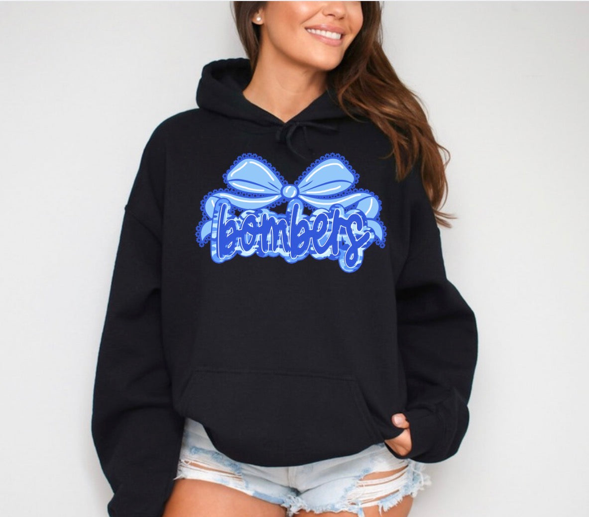 Bombers bow with military background - tshirts, sweatshirts, hoodies - 004