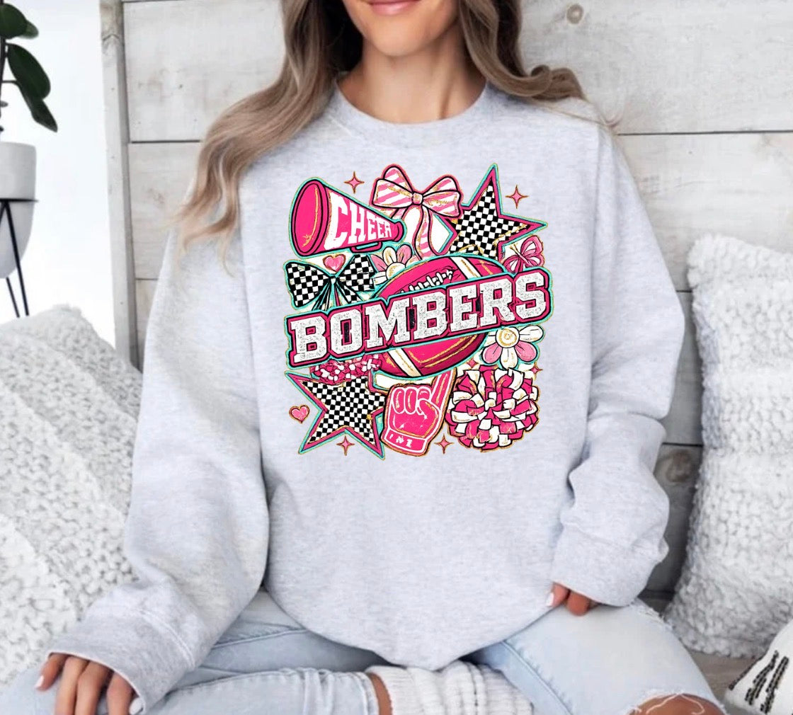 Bombers pink design - tshirts, sweatshirts, hoodies - 005
