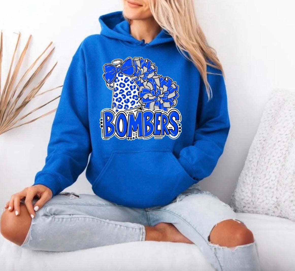 Bombers pompom and bow - tshirts, sweatshirts, hoodies - 002