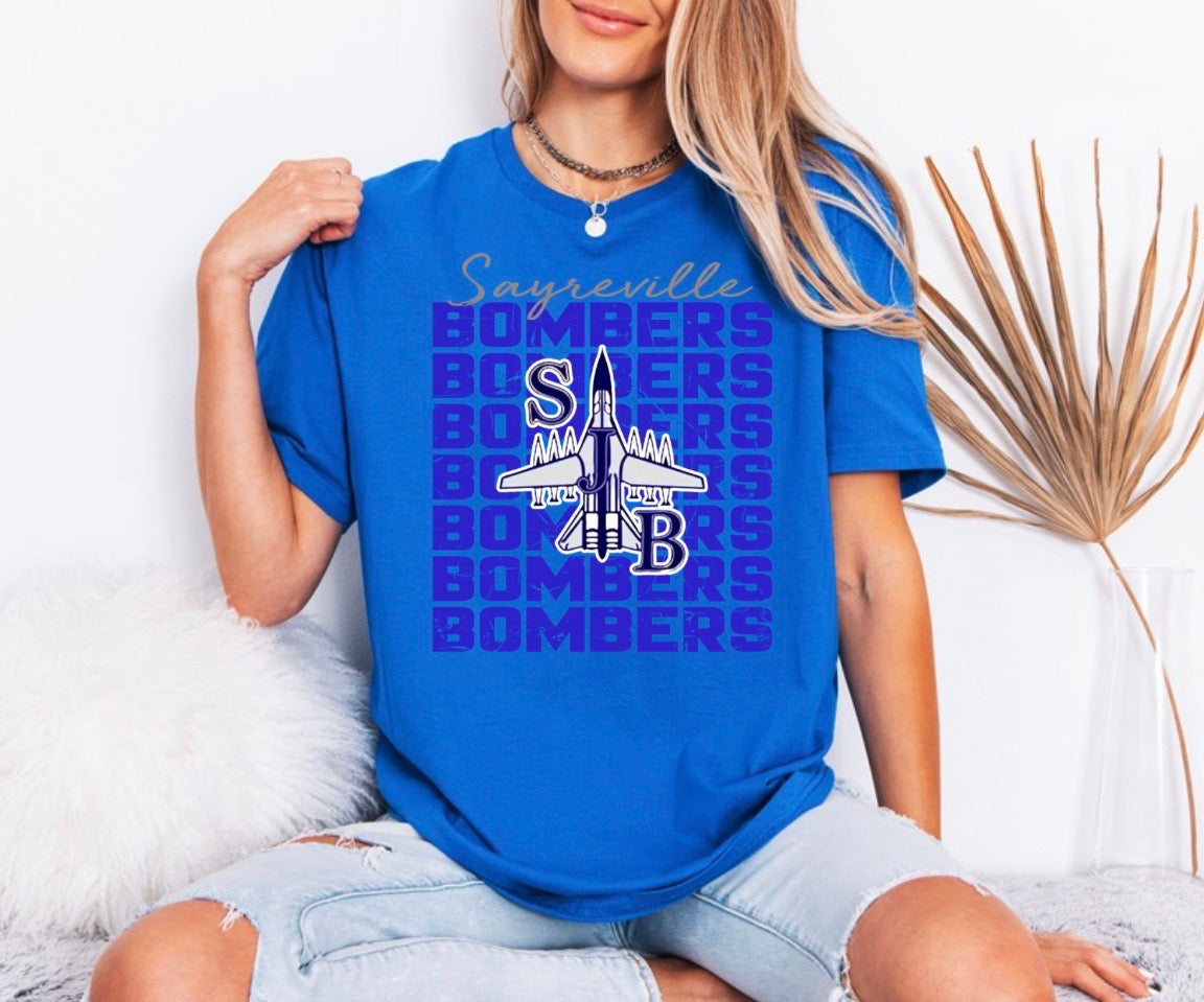 bombers multi with logo centered - tshirts, sweatshirts, hoodies - 035