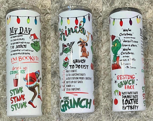 The Grinch tumbler
