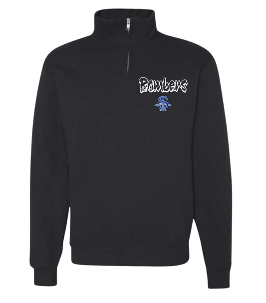Bombers quarter zip with logo - 011