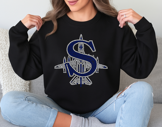 Bombers S bling logo - 017